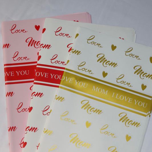 Mom I Love You Wrapping Paper