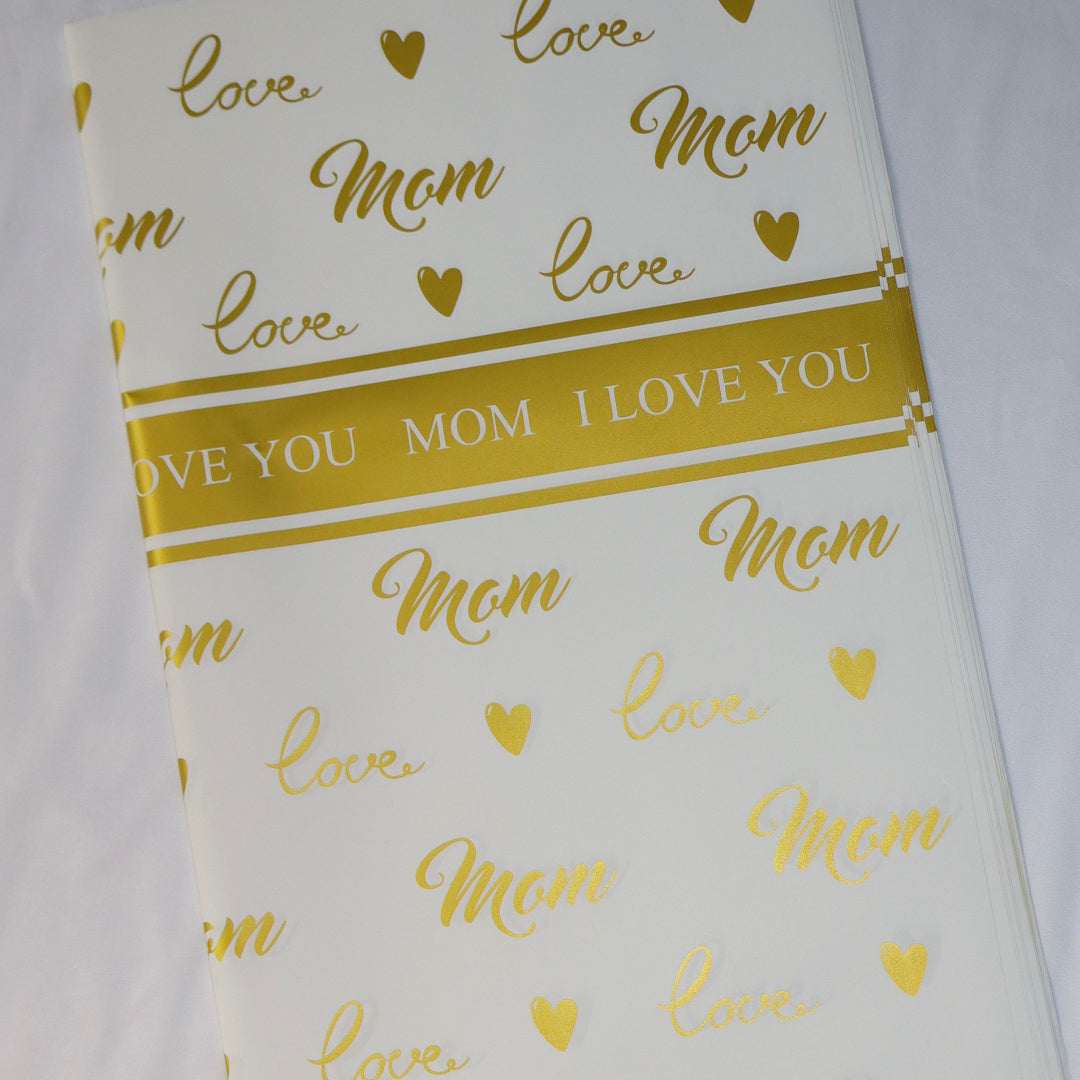Mom I Love You Wrapping Paper