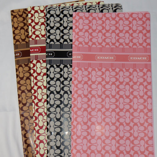 Coach Wrapping Paper